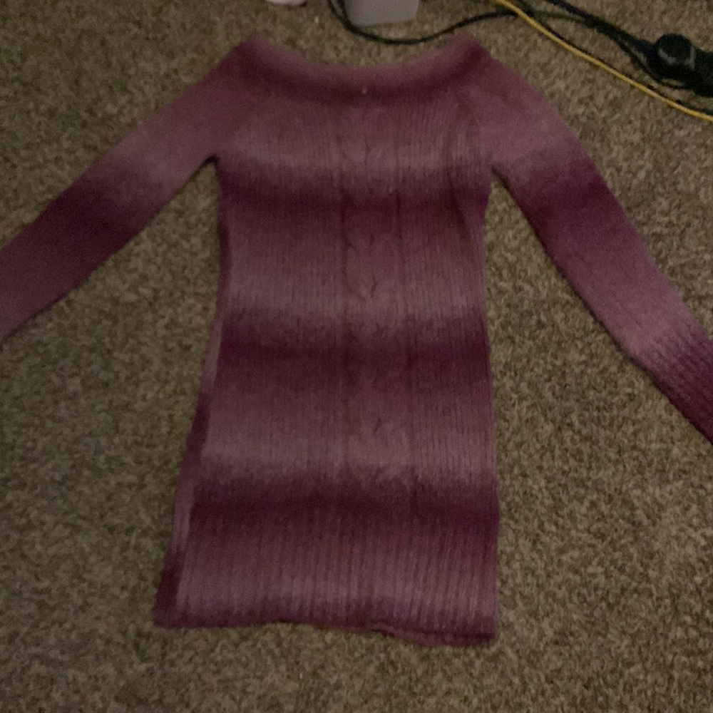 Purple Wool Sweater